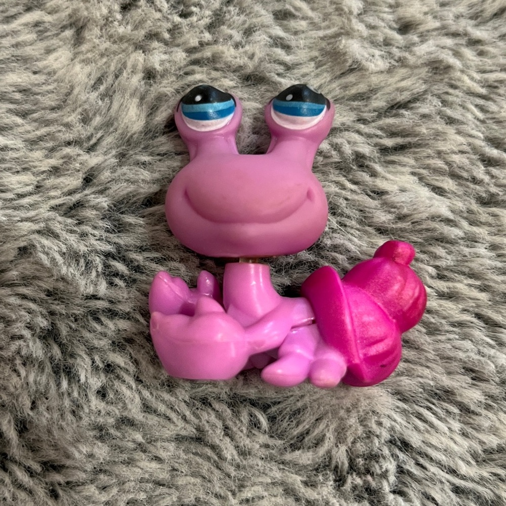 🍀5/20$ LITTLEST PETSHOP LPS #257 HASBRO BERNARD THE HERMIT neck little loose